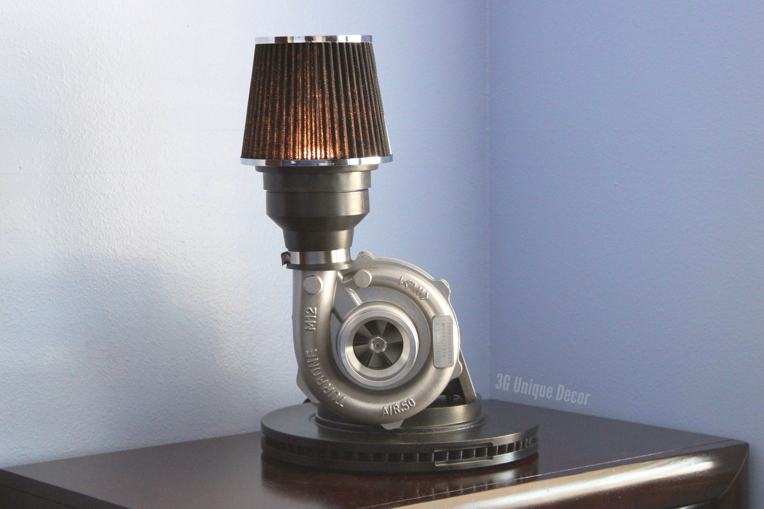 Turbo Lamp / Car Parts Decor / Turbocharger Art / JDM