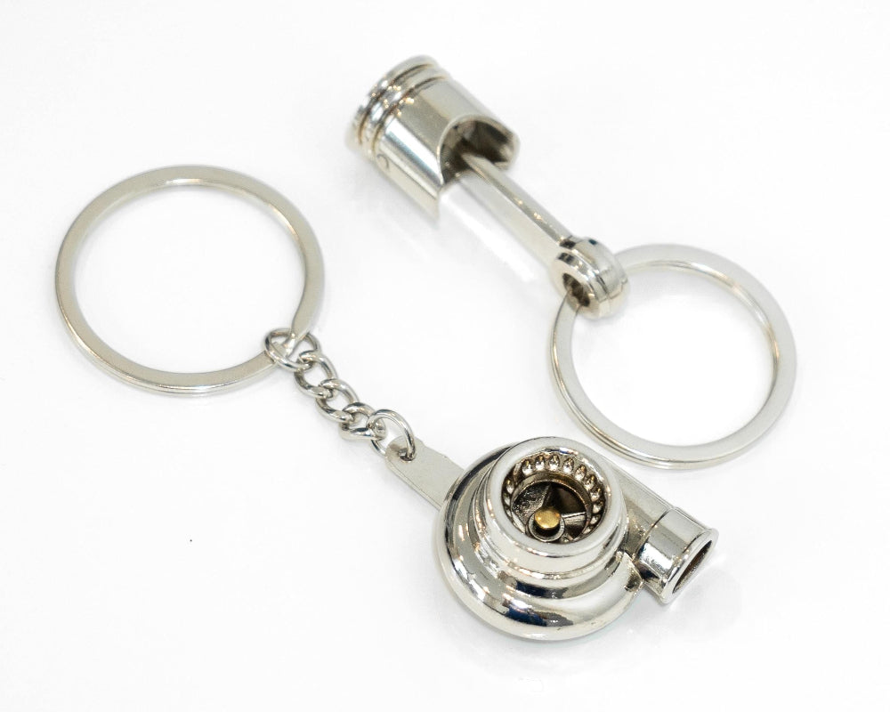 Turbo and Piston keychain Set (2)