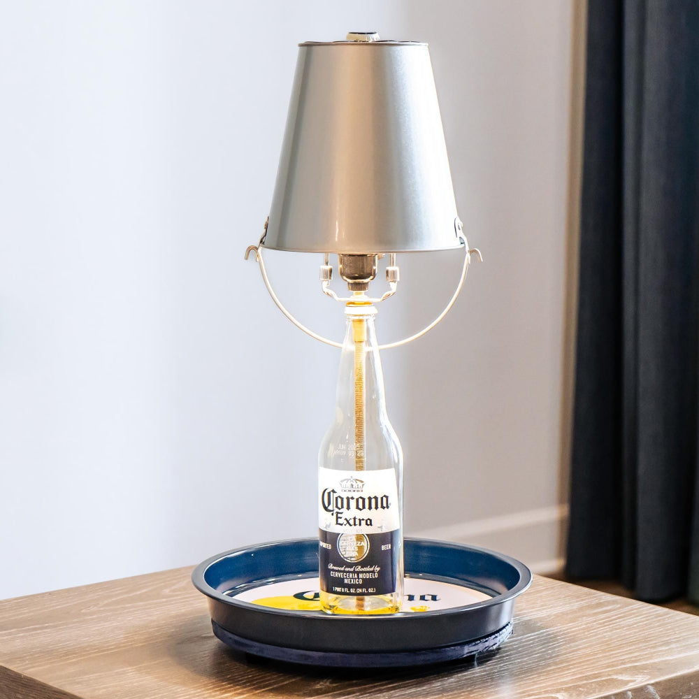 Corona Bottle Lamp with Cap Catcher