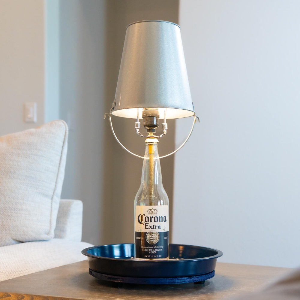 Corona Bottle Lamp with Cap Catcher