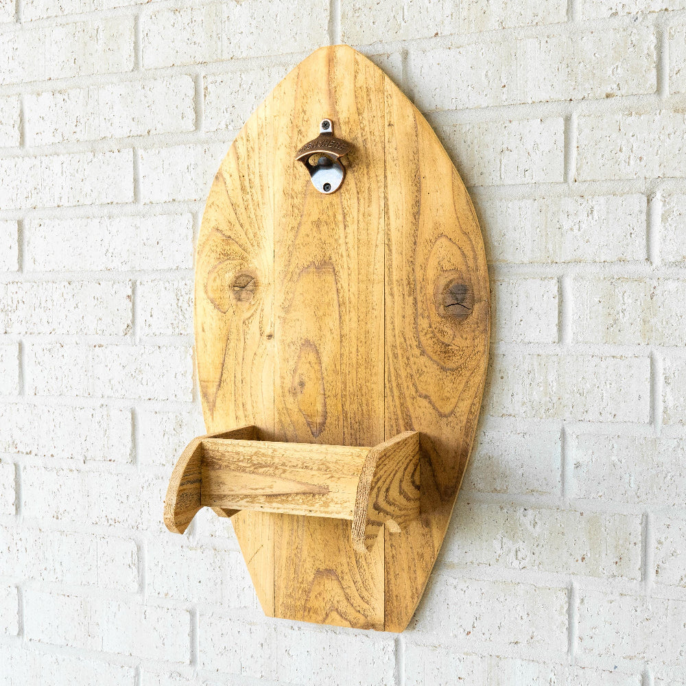 Surfboard Wall Bottle Opener