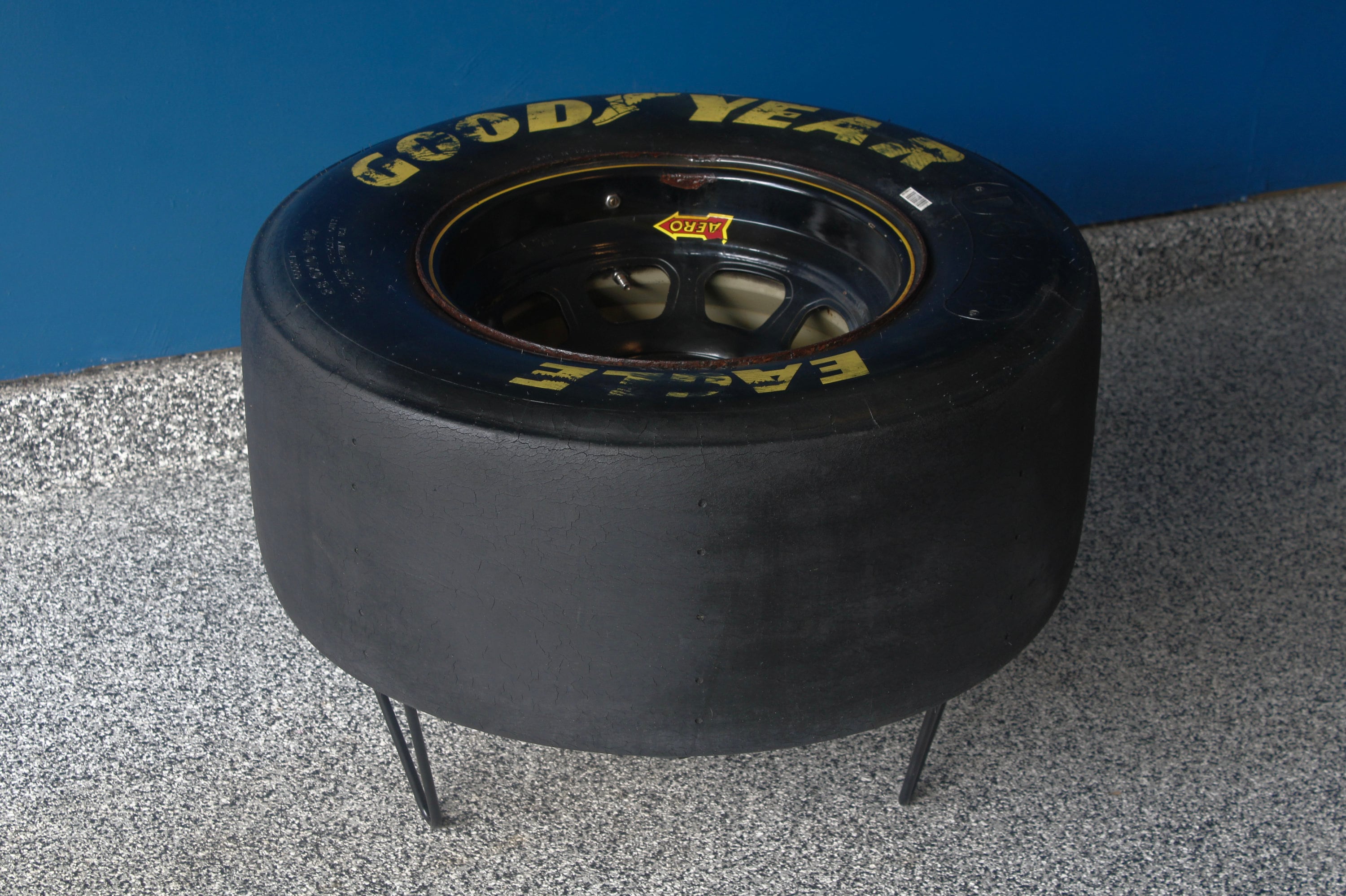 NASCAR Tire Table with Wheel