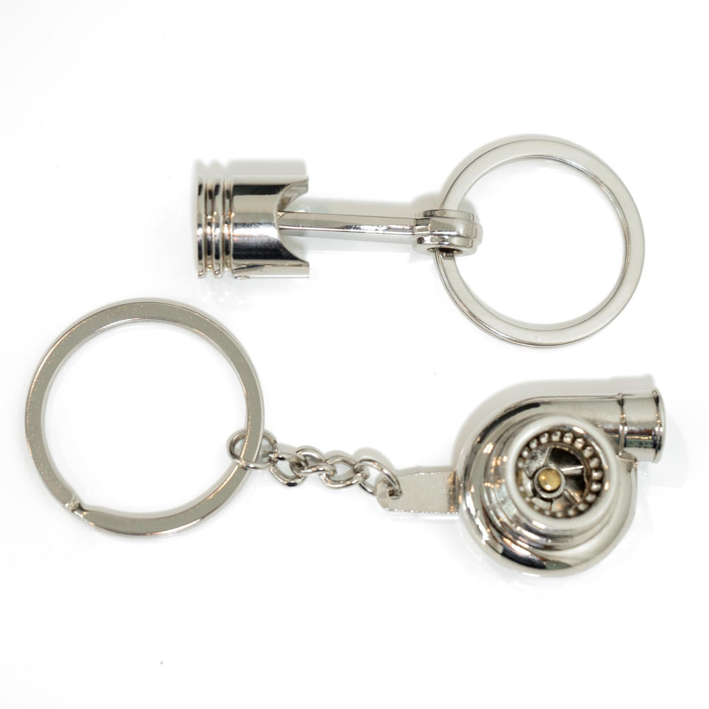 Turbo and Piston keychain Set (2)
