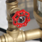 Industrial Gold Lamp