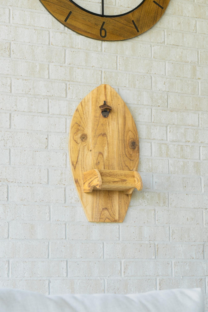 Surfboard Wall Bottle Opener