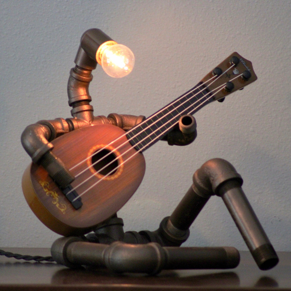 Guitar Player lamp (sitting)