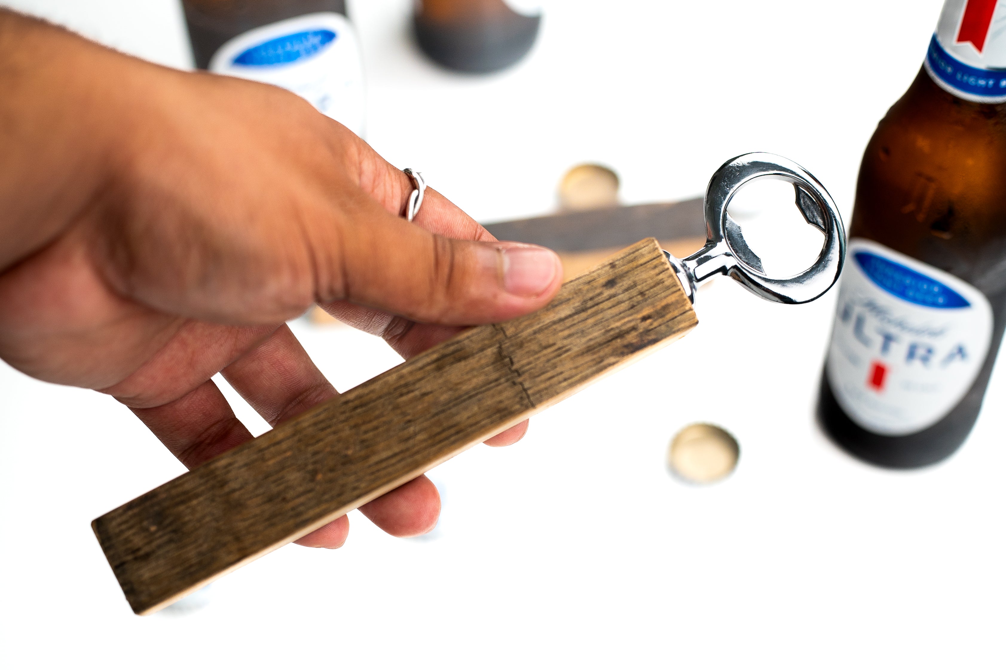 Wine Barrel Bottle Opener