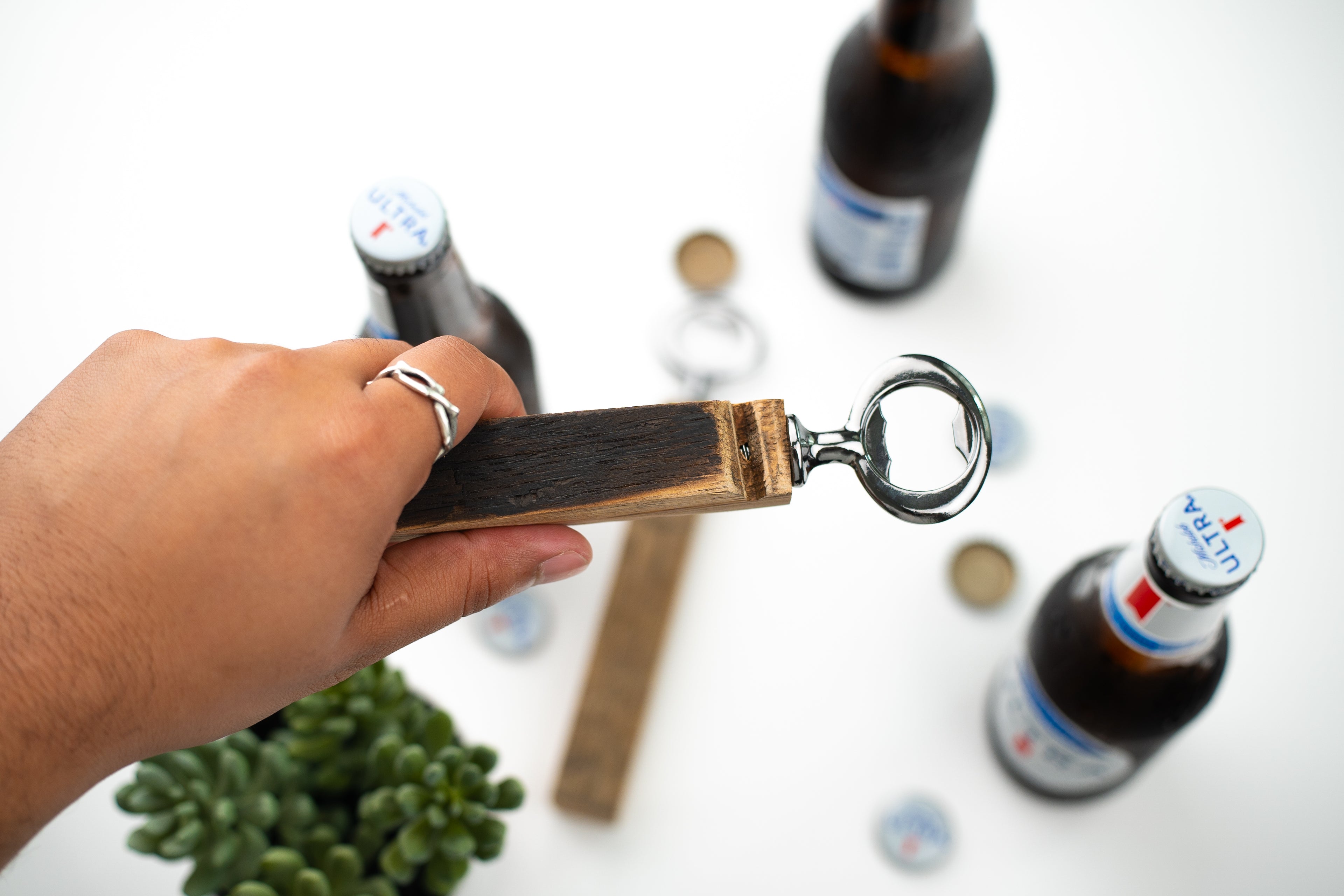 Wine Barrel Bottle Opener