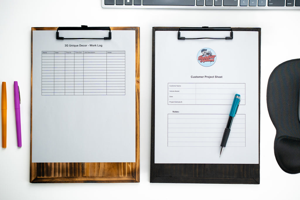Wooden Clipboard