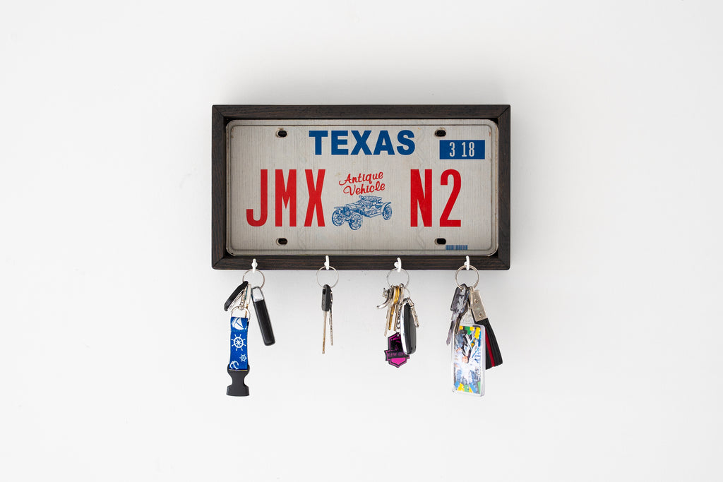 License Plate Key Holder