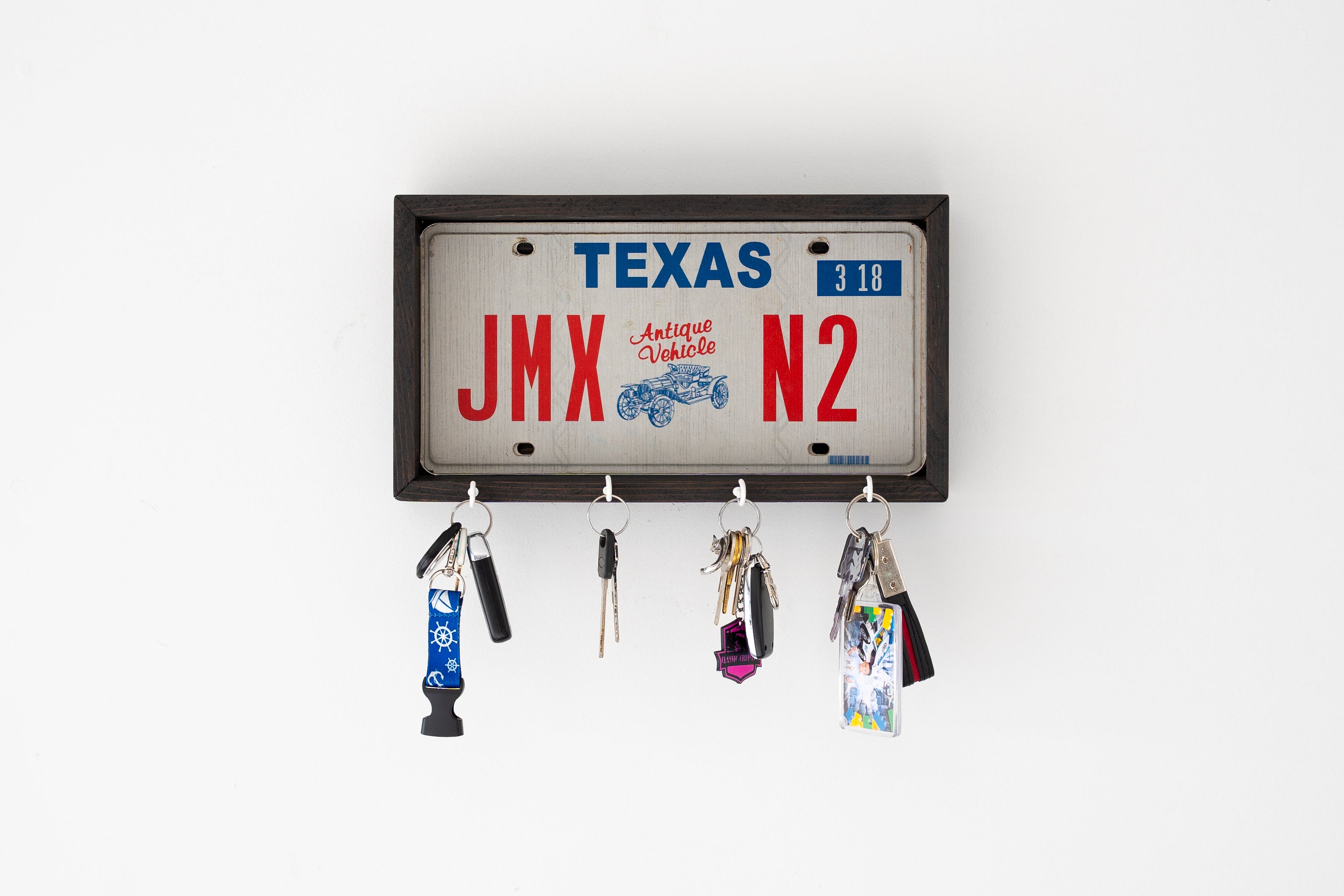 License Plate Key Holder
