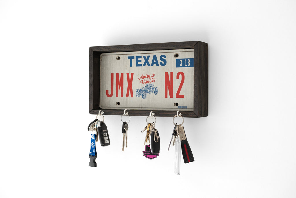 License Plate Key Holder