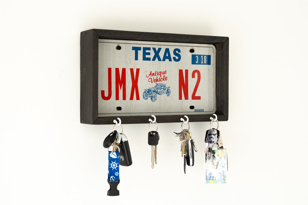 License Plate Key Holder