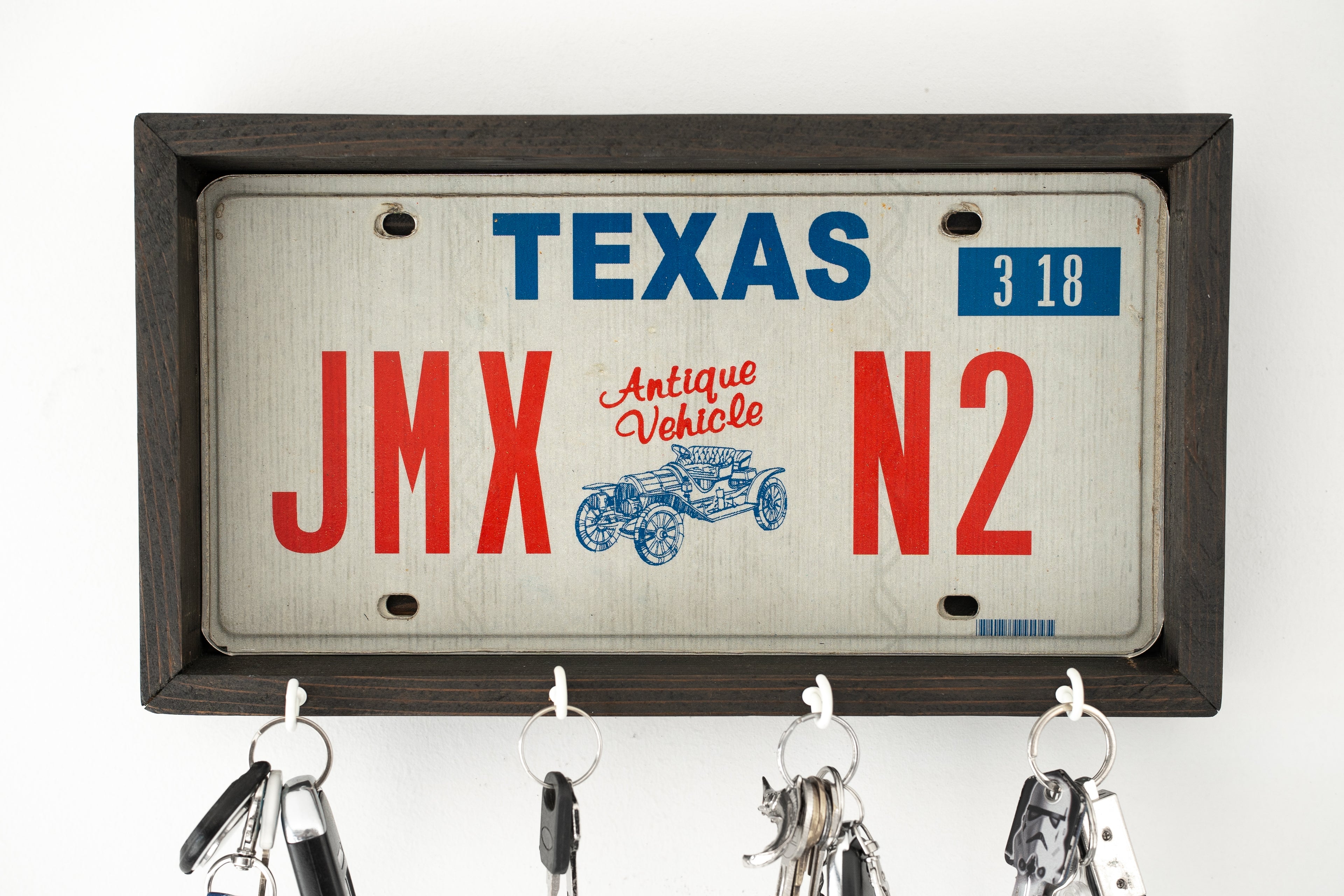 License Plate Key Holder