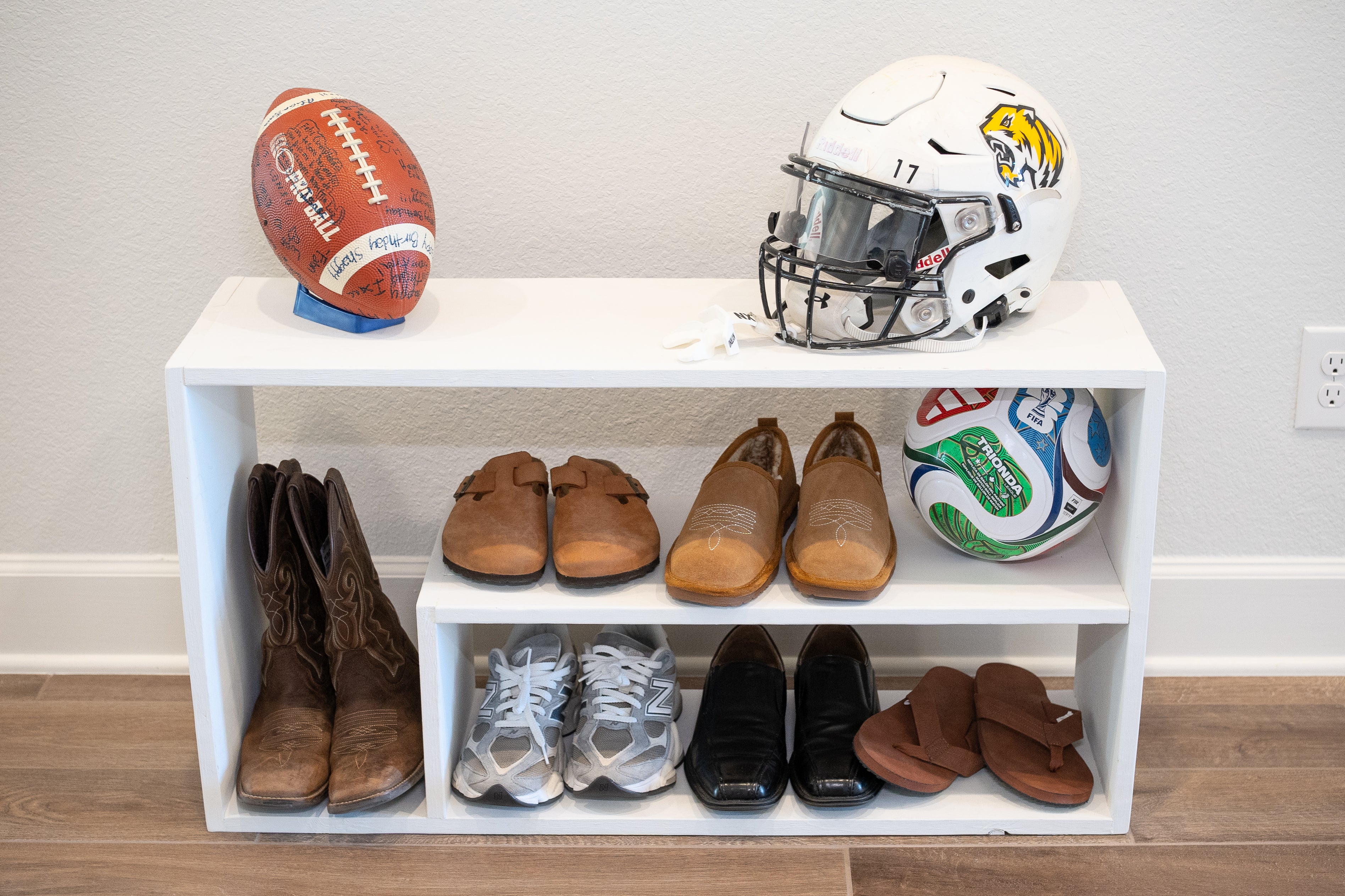 White Storage Shelf
