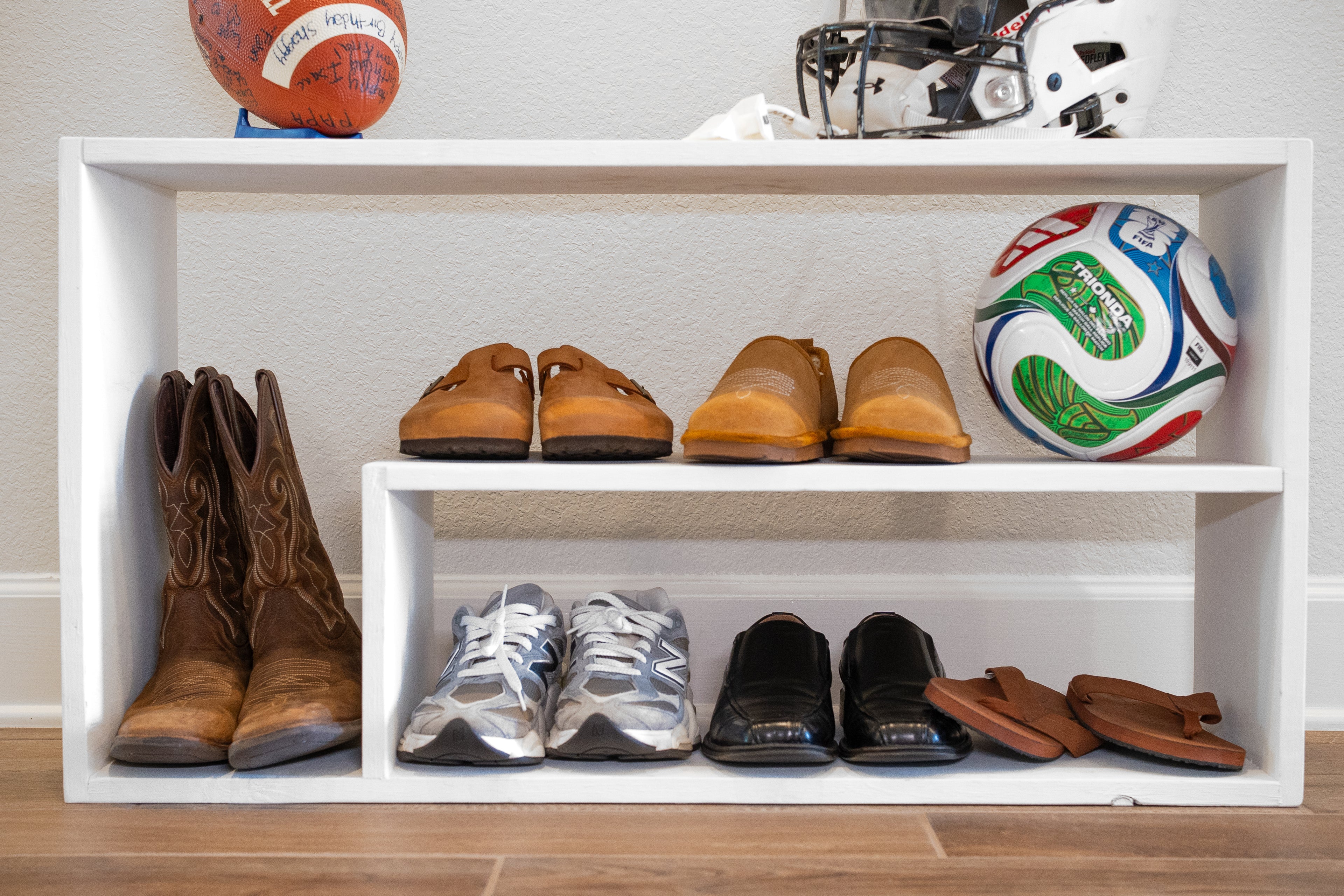 White Storage Shelf