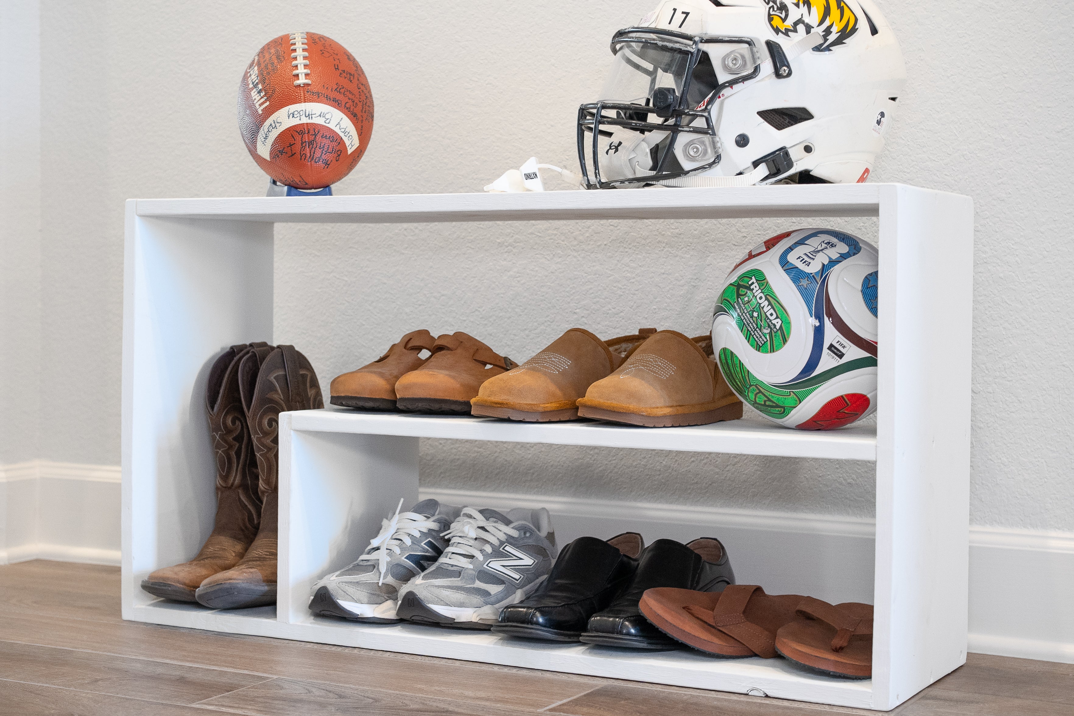 White Storage Shelf