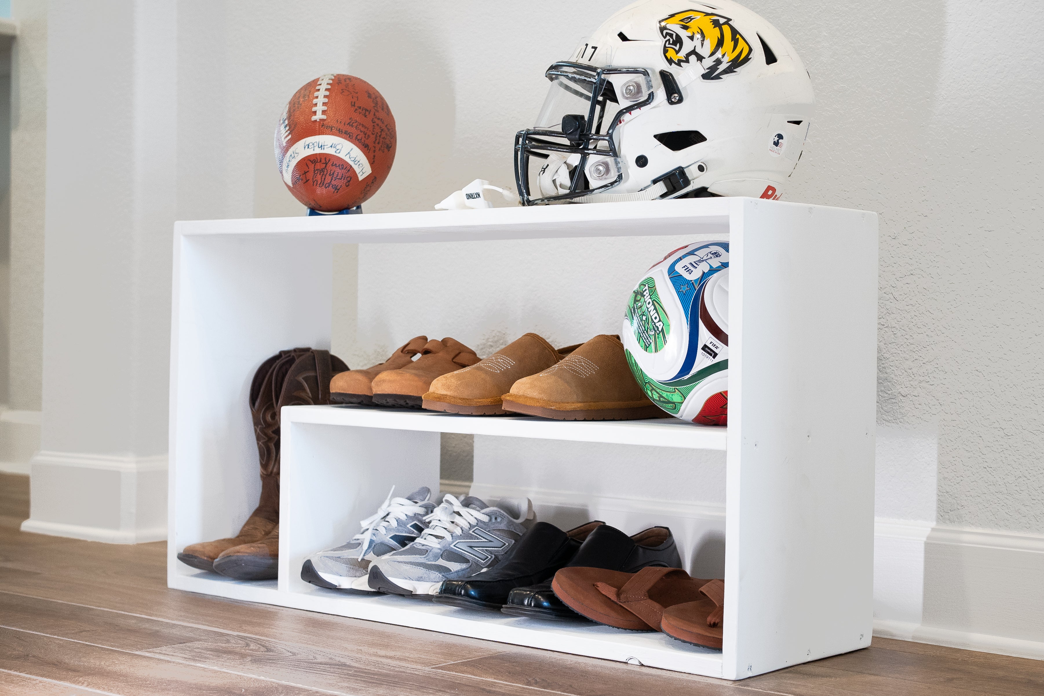 White Storage Shelf