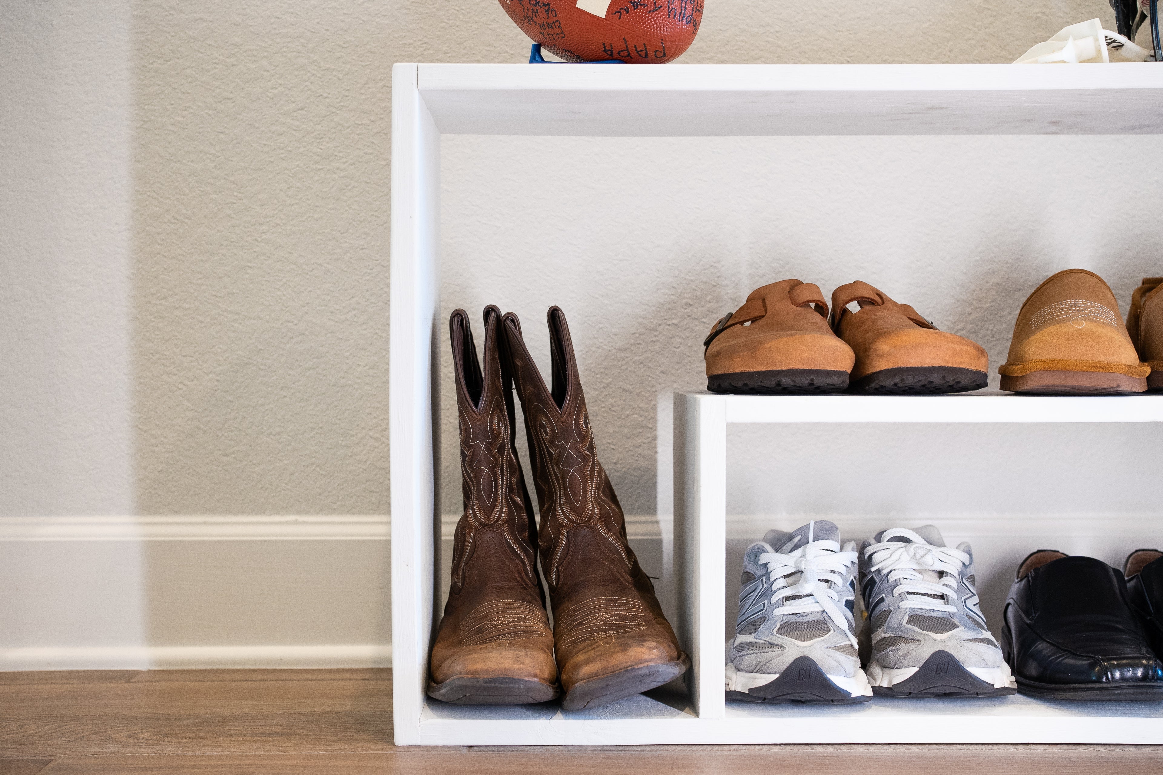 White Storage Shelf