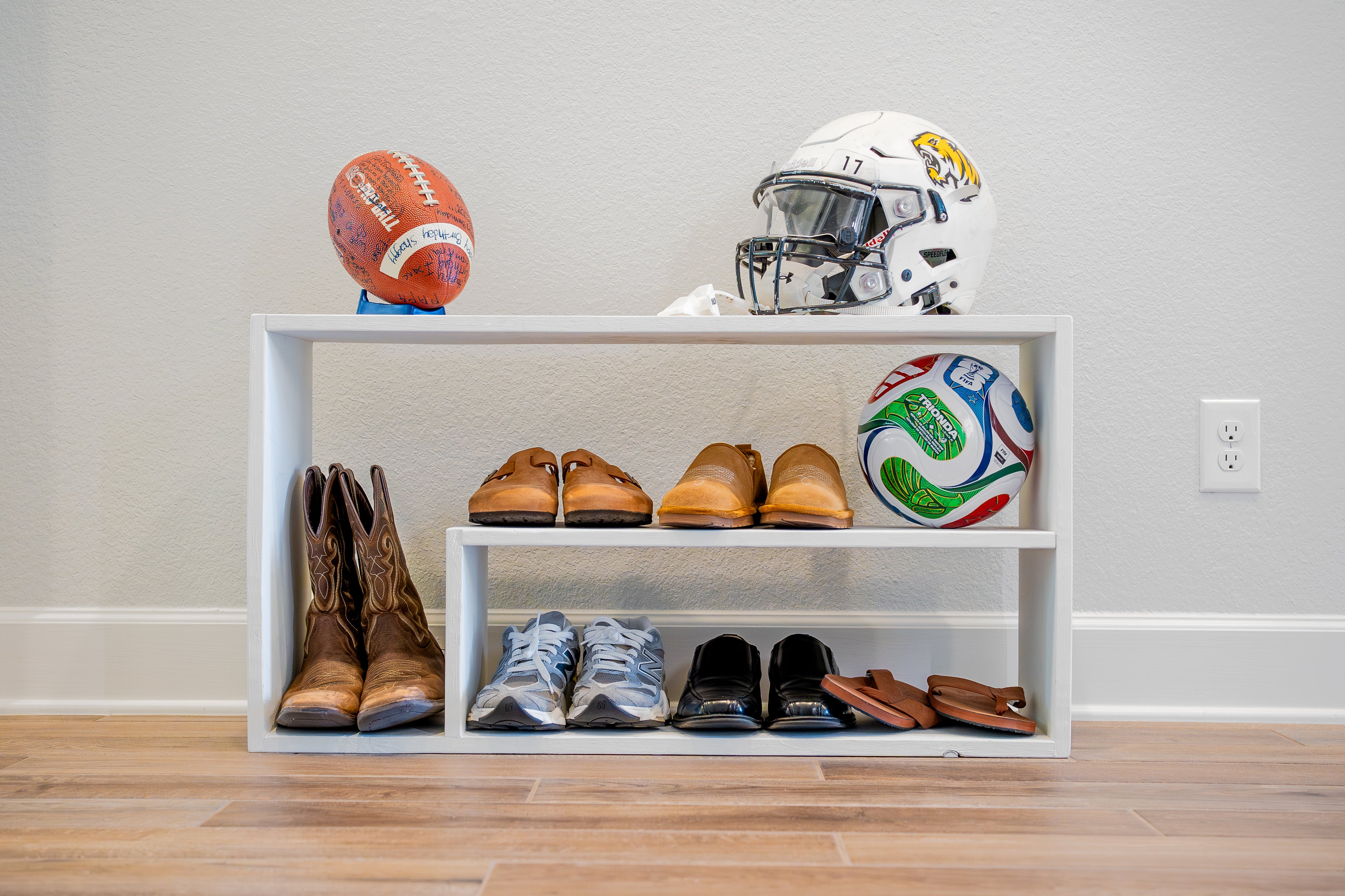 White Storage Shelf