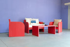 Red Lounge Furniture Set