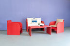 Red Lounge Furniture Set