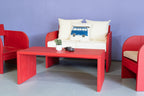 Red Lounge Furniture Set