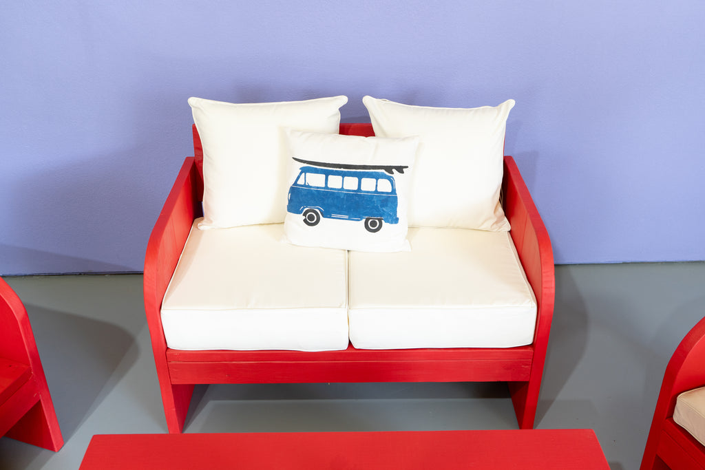 Red Lounge Furniture Set