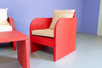 Red Lounge Furniture Set