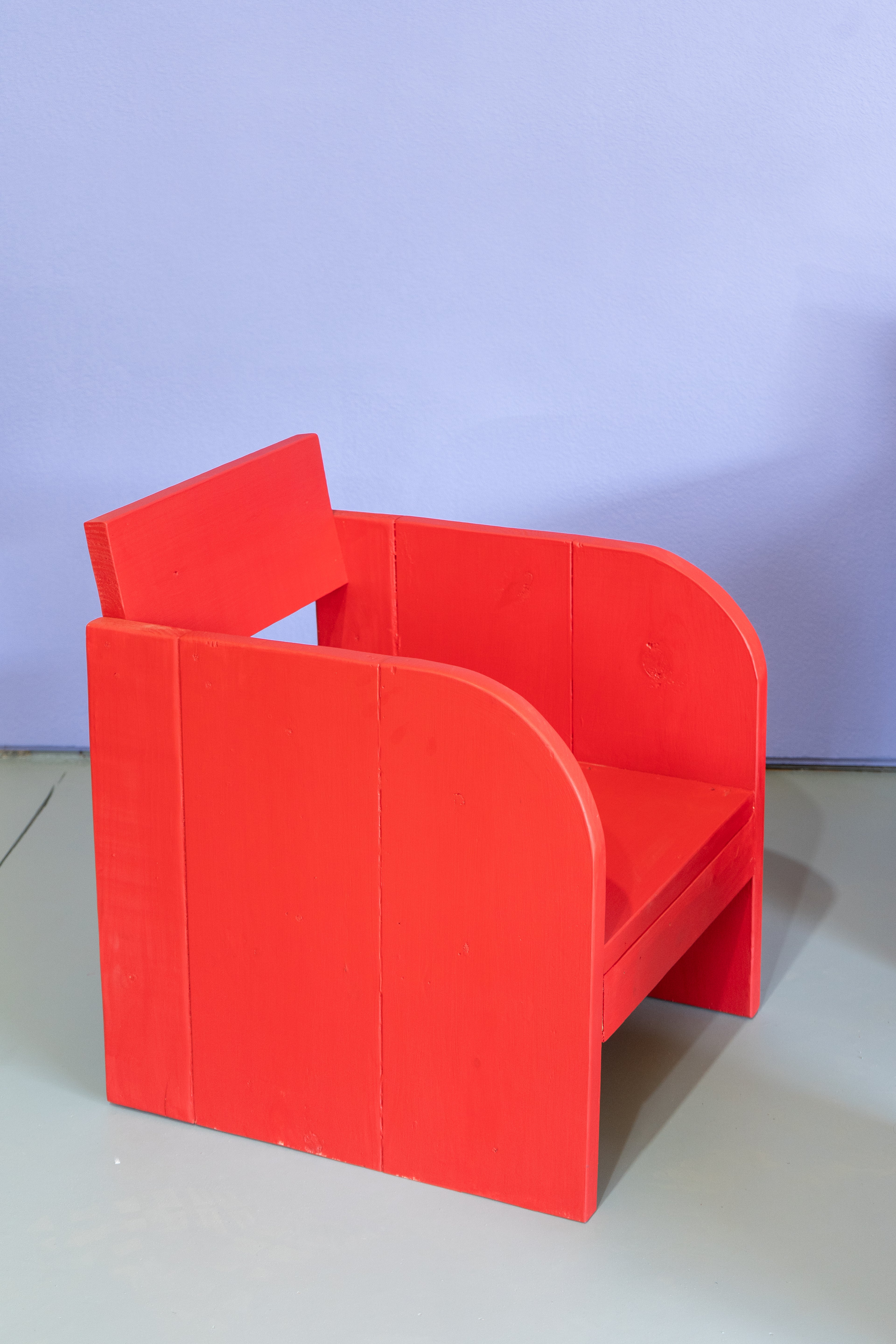 Red Lounge Furniture Set