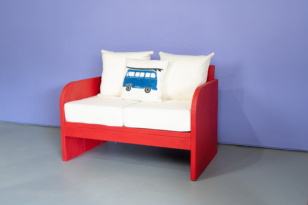 Red Lounge Furniture Set