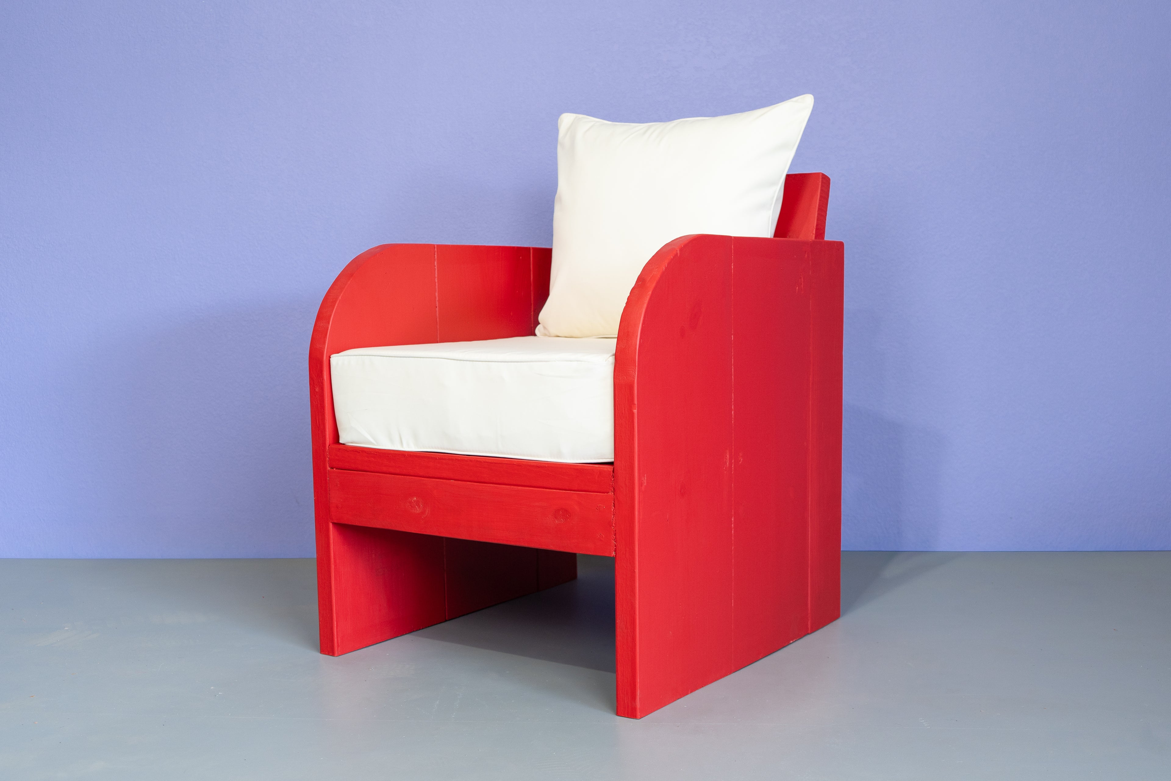 Red Lounge Furniture Set