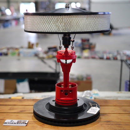 Piston-Lamp-Car-parts-lamp-handmade-automotive-decor-Car-parts-decor-Engine-parts-lamp-Engine-art-Auto-art-automotive-room-decor-car-themed-room-lamp-car-parts-desk-lamp-automotive-home-car-room-lamp