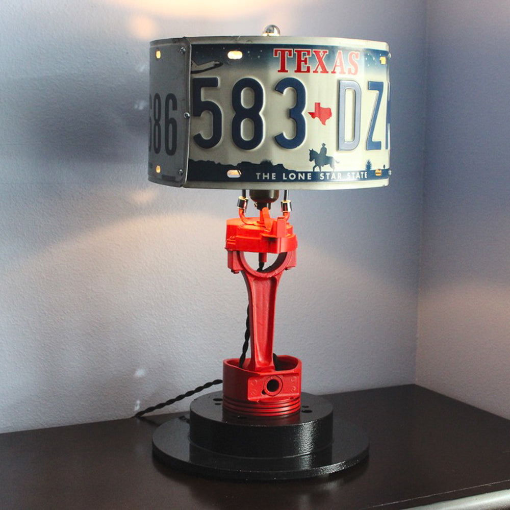 Piston-Lamp-Car-parts-lamp-handmade-automotive-decor-Car-parts-decor-Engine-parts-lamp-Engine-art-Auto-art-automotive-room-decor-car-themed-room-lamp-car-parts-desk-lamp-automotive-home-car-room-lamp