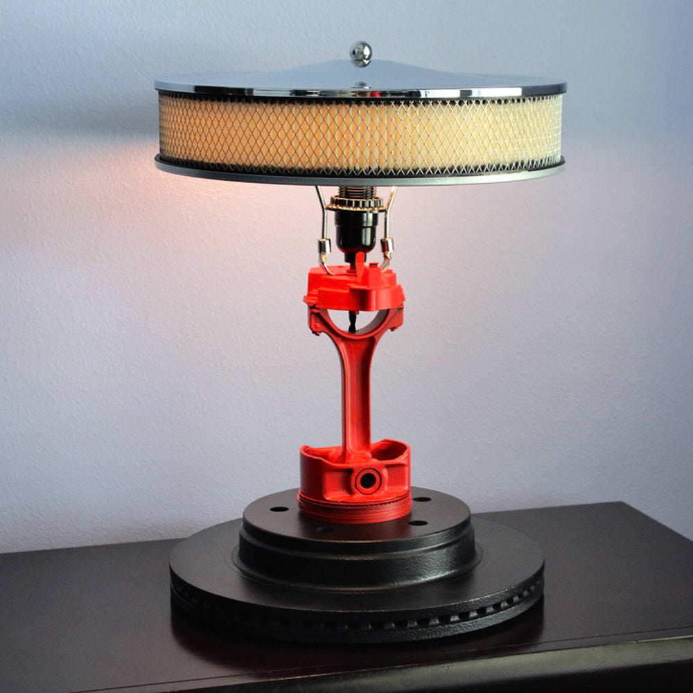 Piston-Lamp-Car-parts-lamp-handmade-automotive-decor-Car-parts-decor-Engine-parts-lamp-Engine-art-Auto-art-automotive-room-decor-car-themed-room-lamp-car-parts-desk-lamp-automotive-home-car-room-lamp