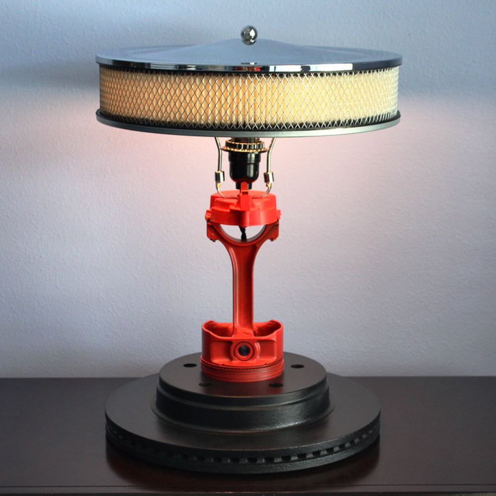 Piston-Lamp-Car-parts-lamp-handmade-automotive-decor-Car-parts-decor-Engine-parts-lamp-Engine-art-Auto-art-automotive-room-decor-car-themed-room-lamp-car-parts-desk-lamp-automotive-home-car-room-lamp