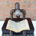 Metal Reading Man Lamp