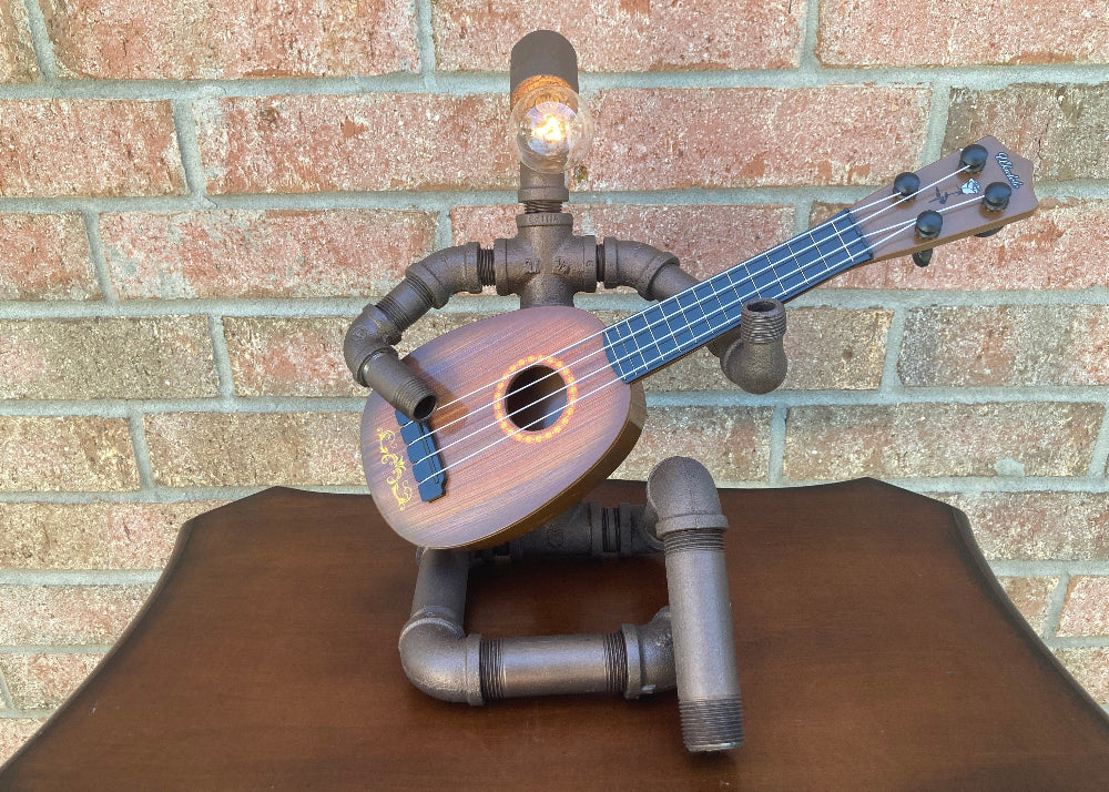 Guitar Player lamp (sitting)