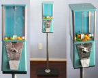 Astro gumball machine restored for full functionality, featuring authentic vintage character and classic coin-operated candy dispensing.