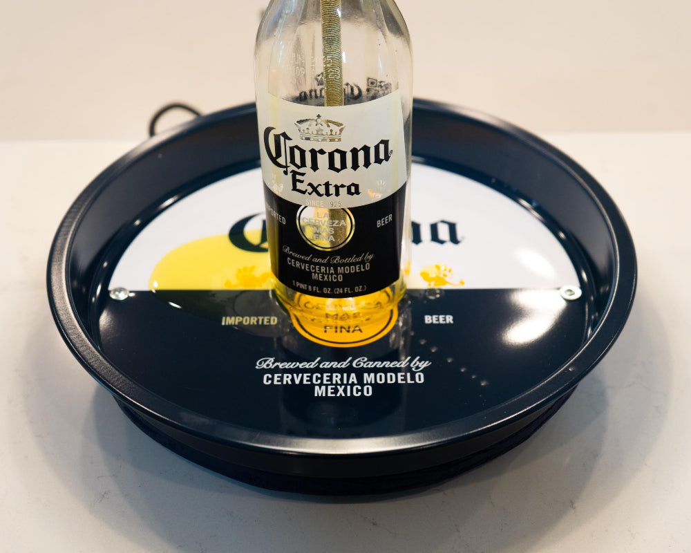 Corona Bottle Lamp with Cap Catcher