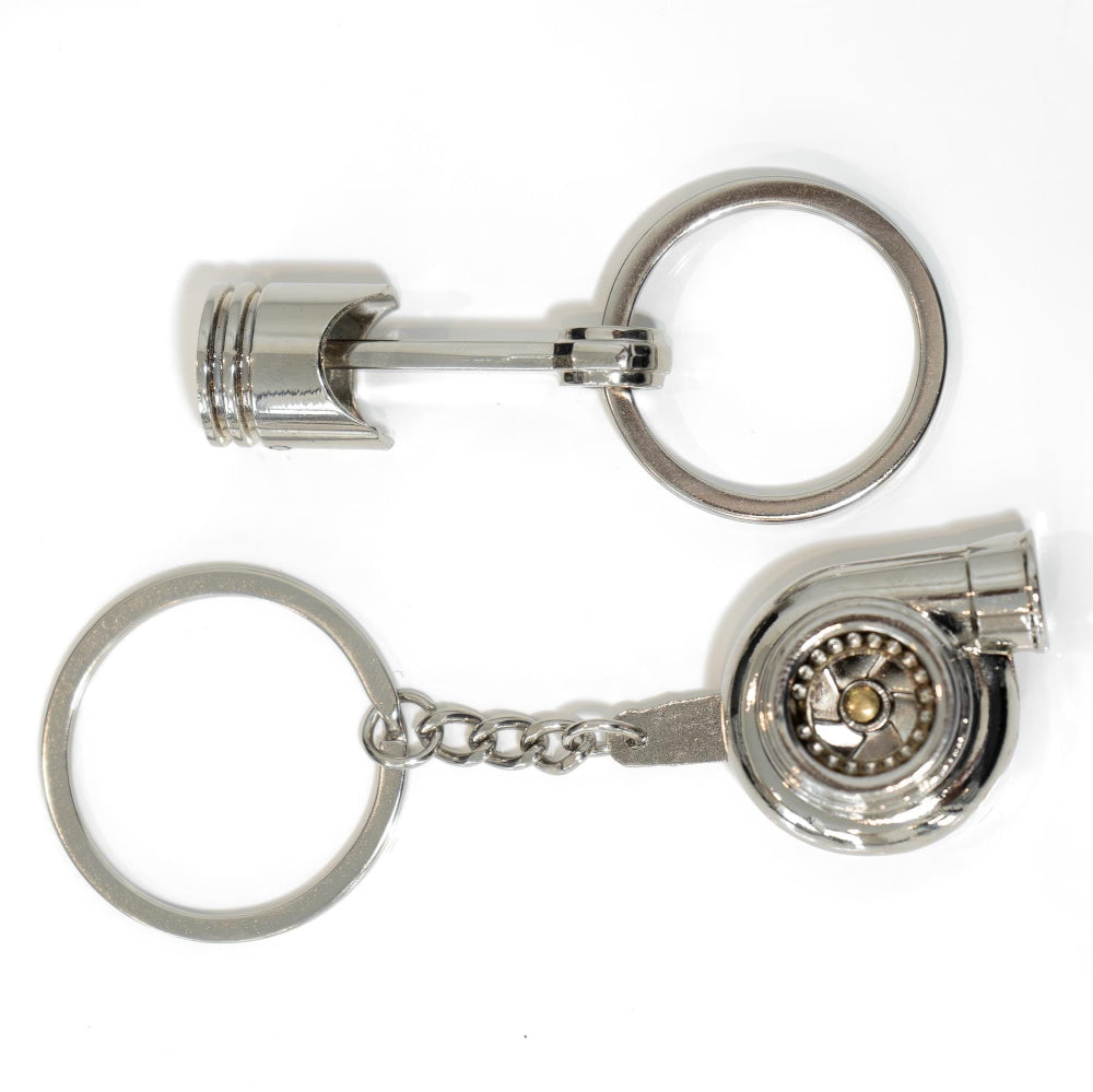 Turbo and Piston keychain Set (2)