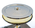 Industrial style Ford car part lamp created from a real piston and gear, offering durable construction and bold brand identity.