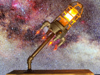 Space Rocket Lamp / Outer Space Decor / Futuristic Lamp / Space Room Lamp