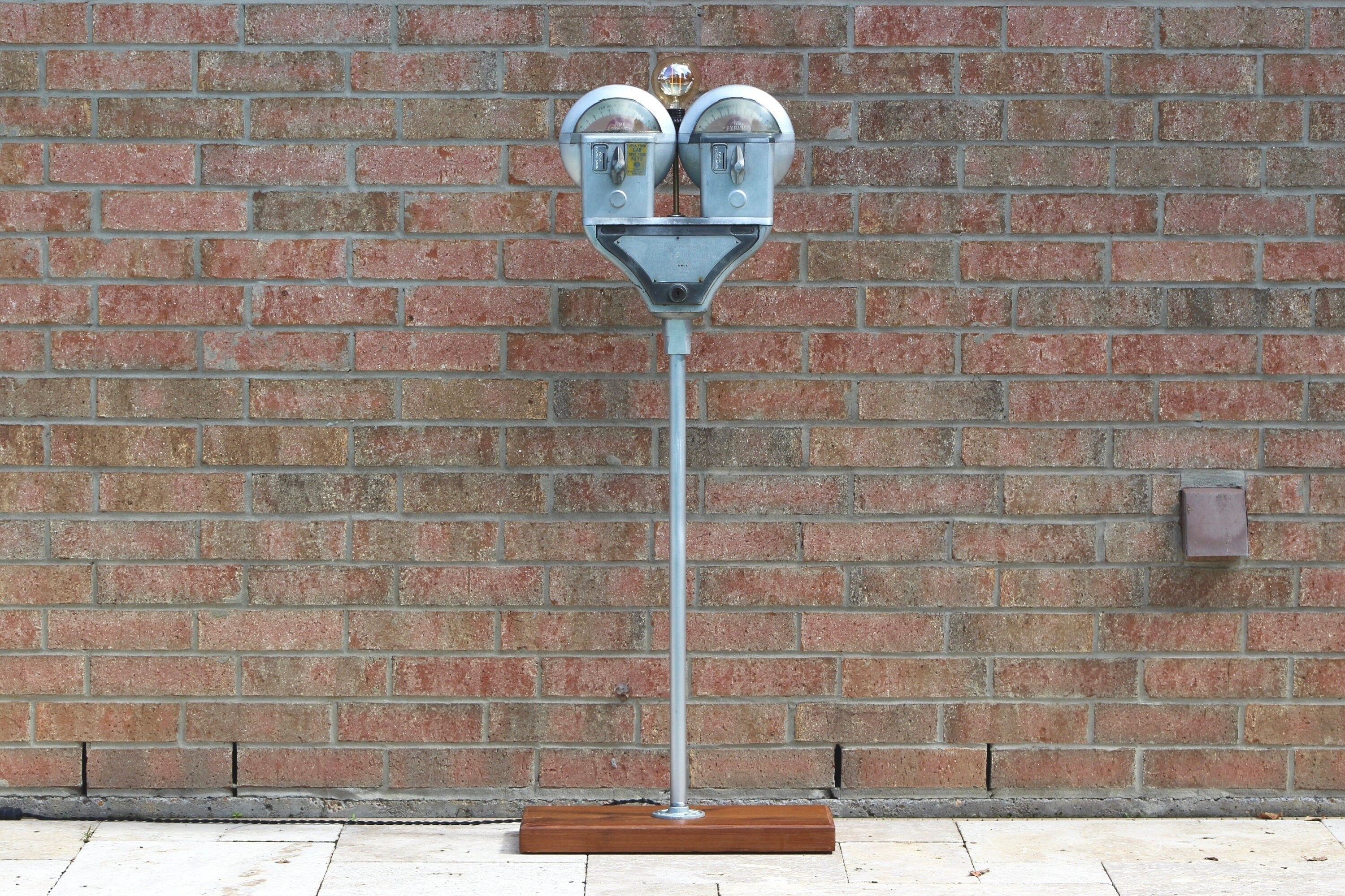 Parking Meter Lamp -  Automotive Furniture / Vintage Auto Decor