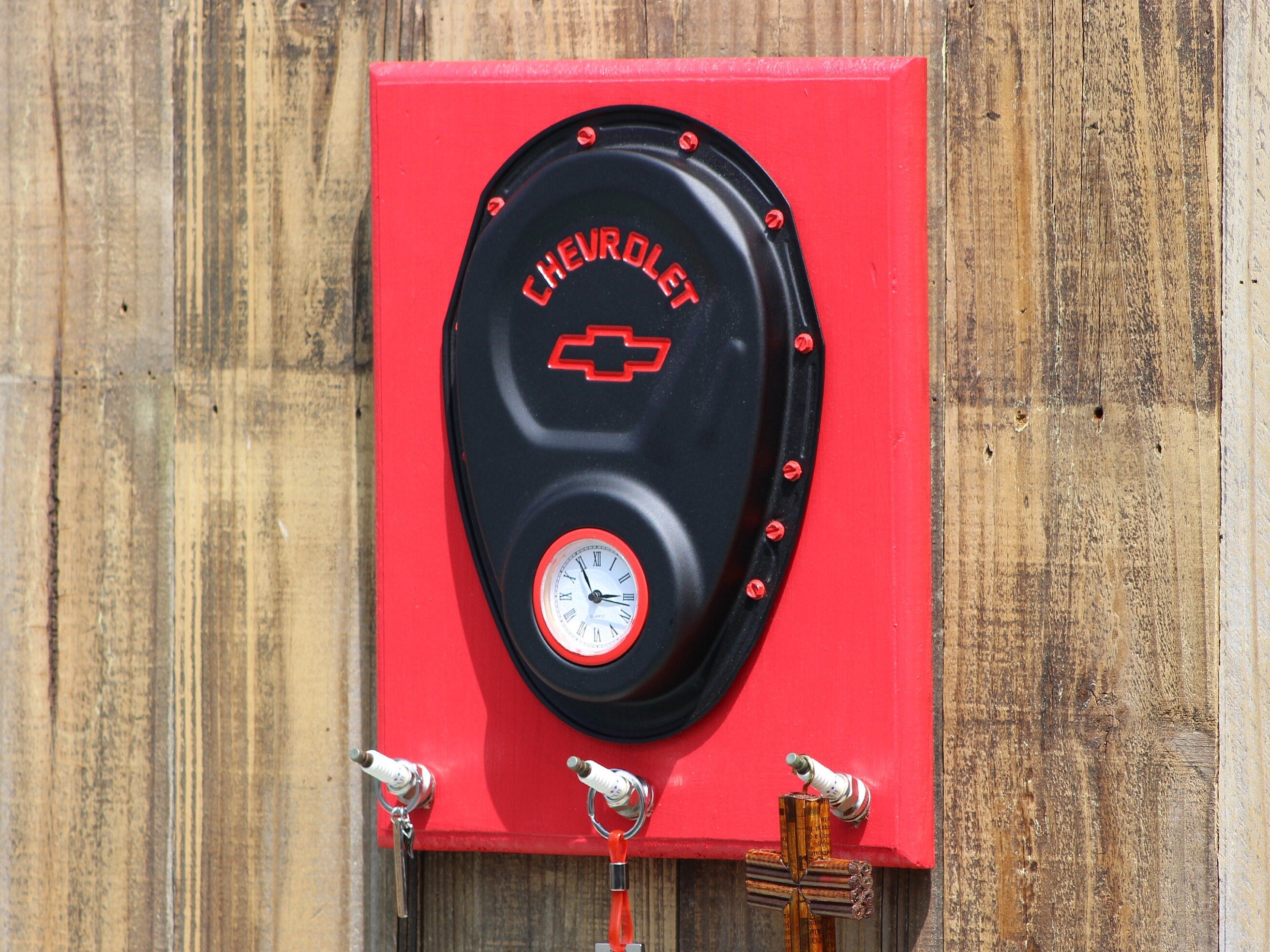 chevy key Holder / Chevy Wall Decor / 3GUD