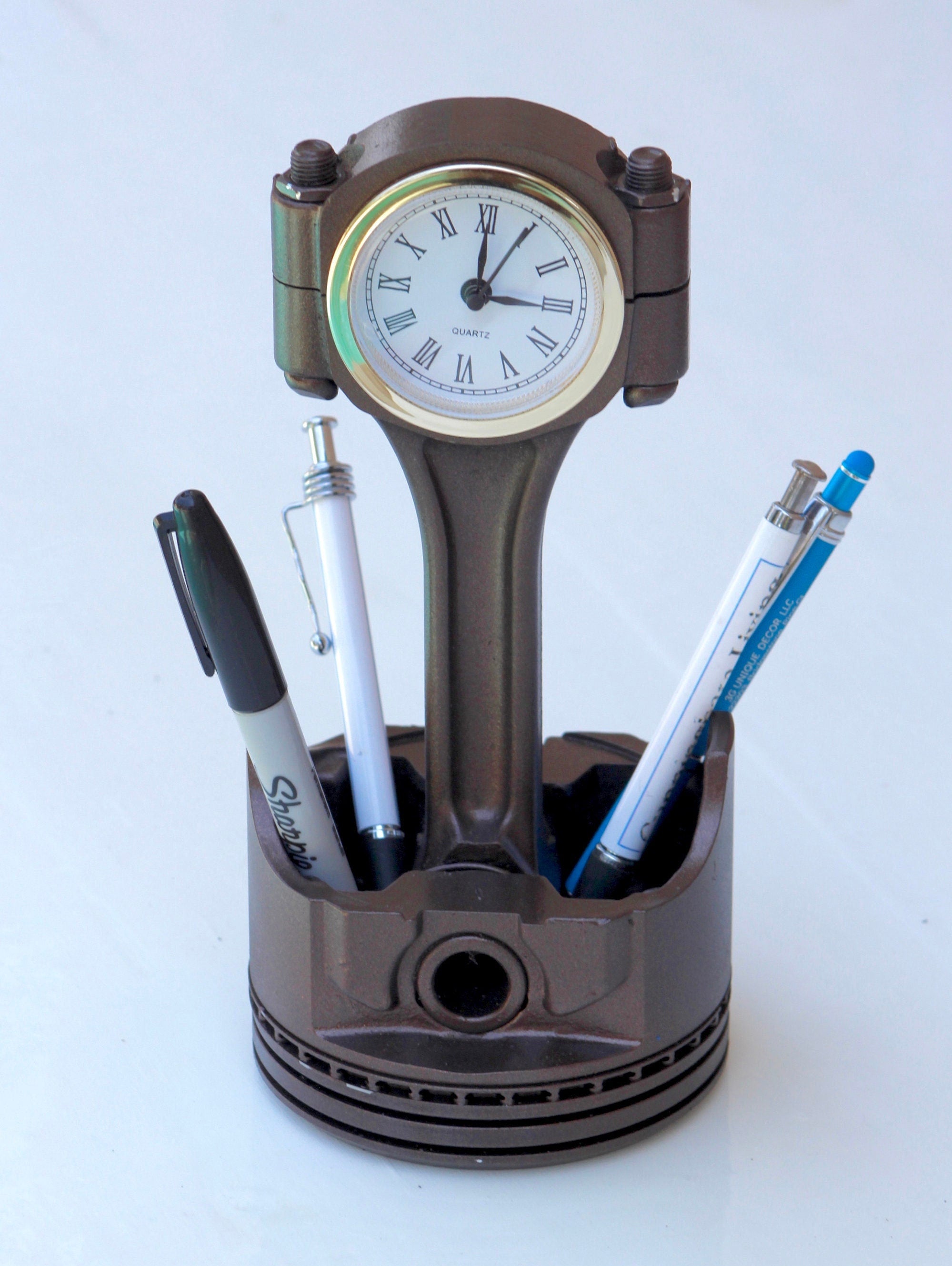 Piston Clock / Car Office Decor / Auto Home Art / Car Parts