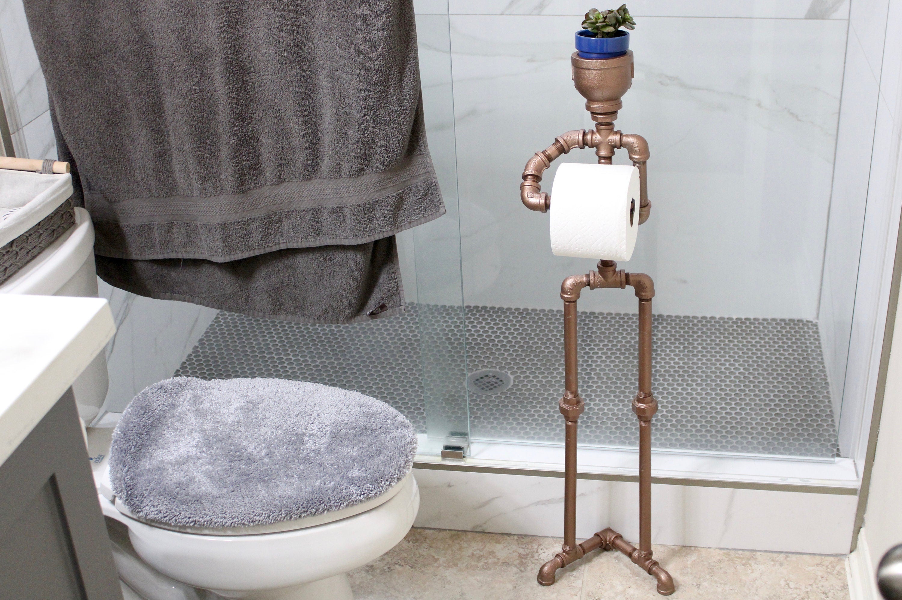 Toilet Paper Stand - Toilet Paper Holder Free Standing / TP