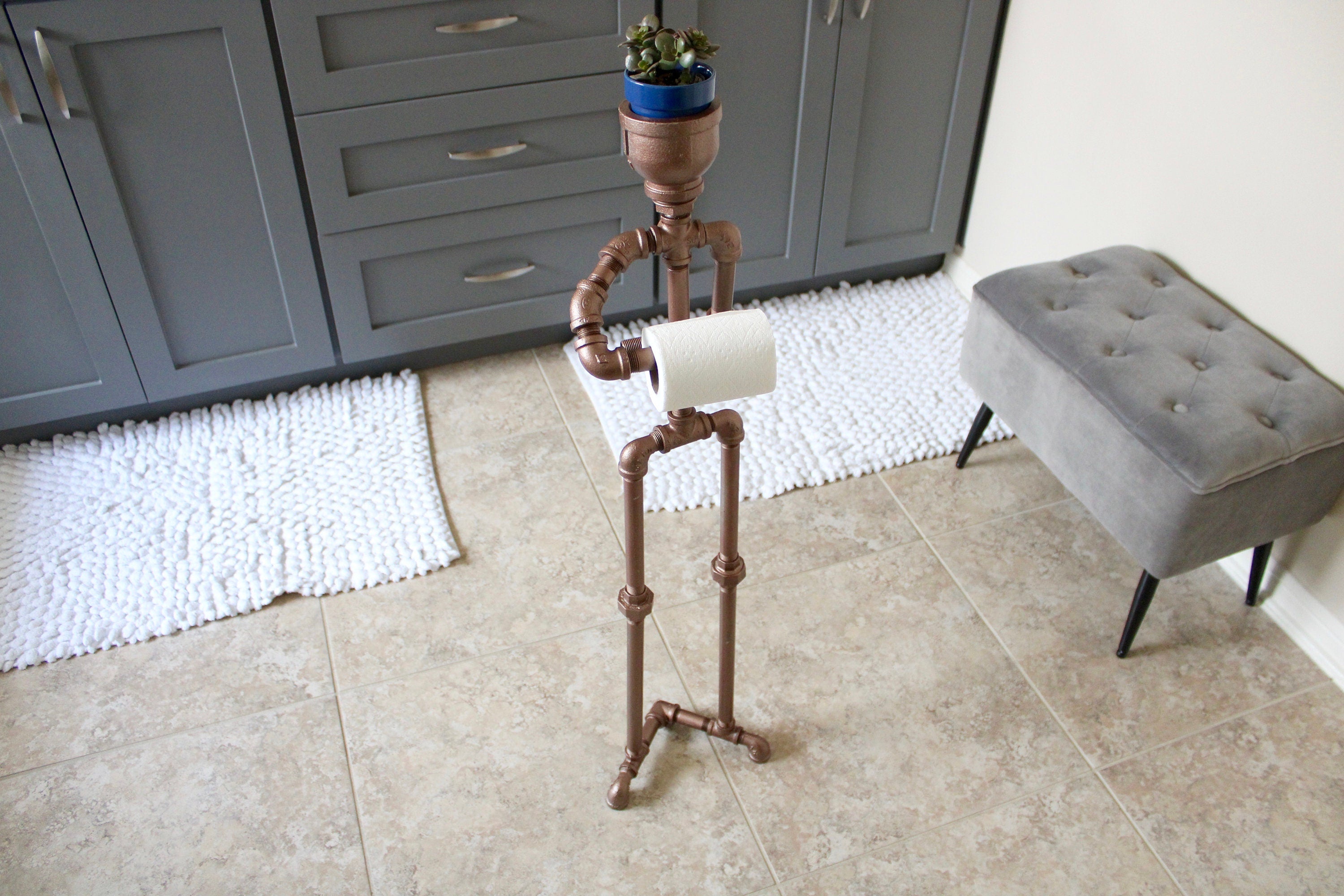 Toilet Paper Stand - Toilet Paper Holder Free Standing / TP