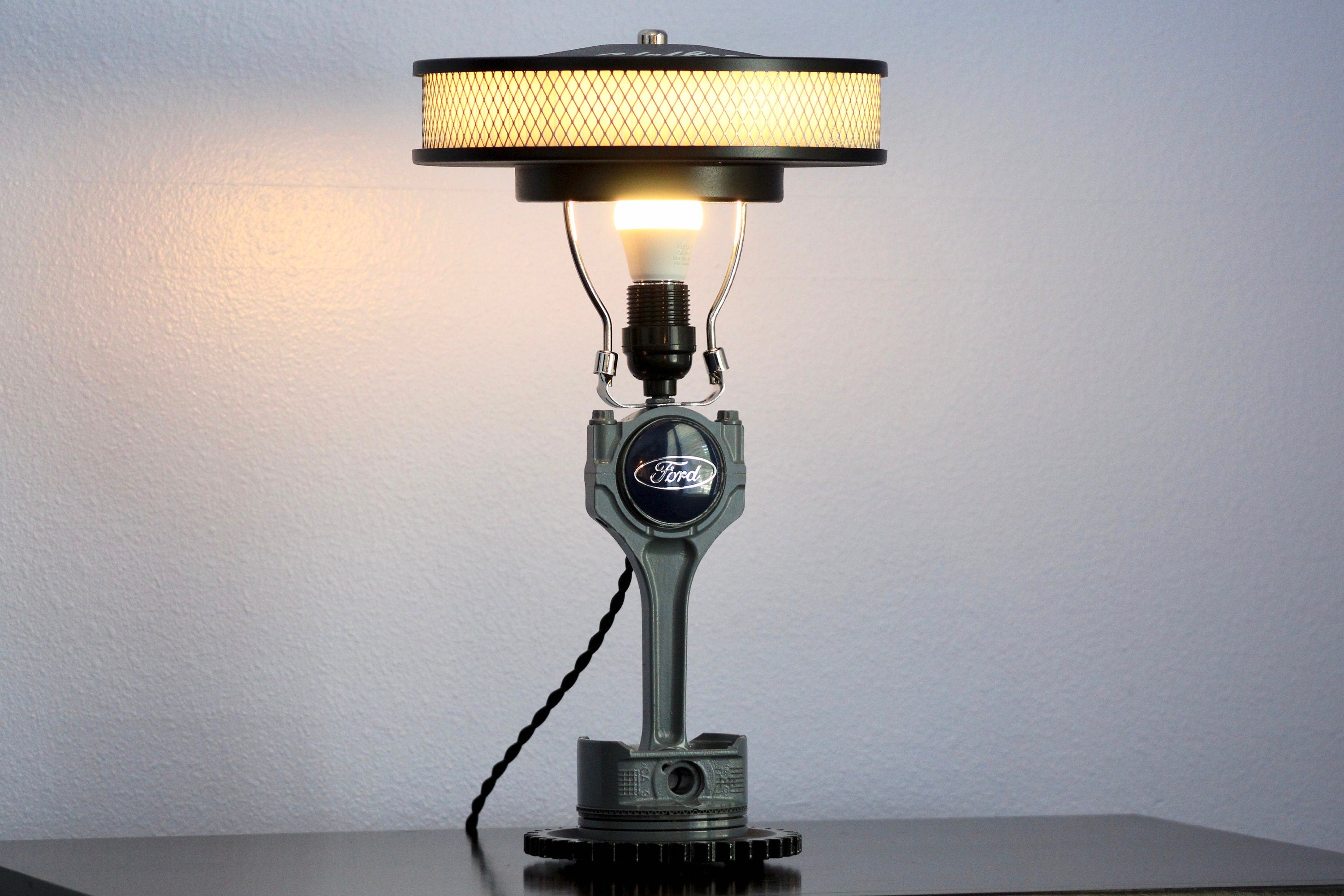 Ford Piston Lamp - Car Parts Decor | Car Home Lamp | Automotive Decor