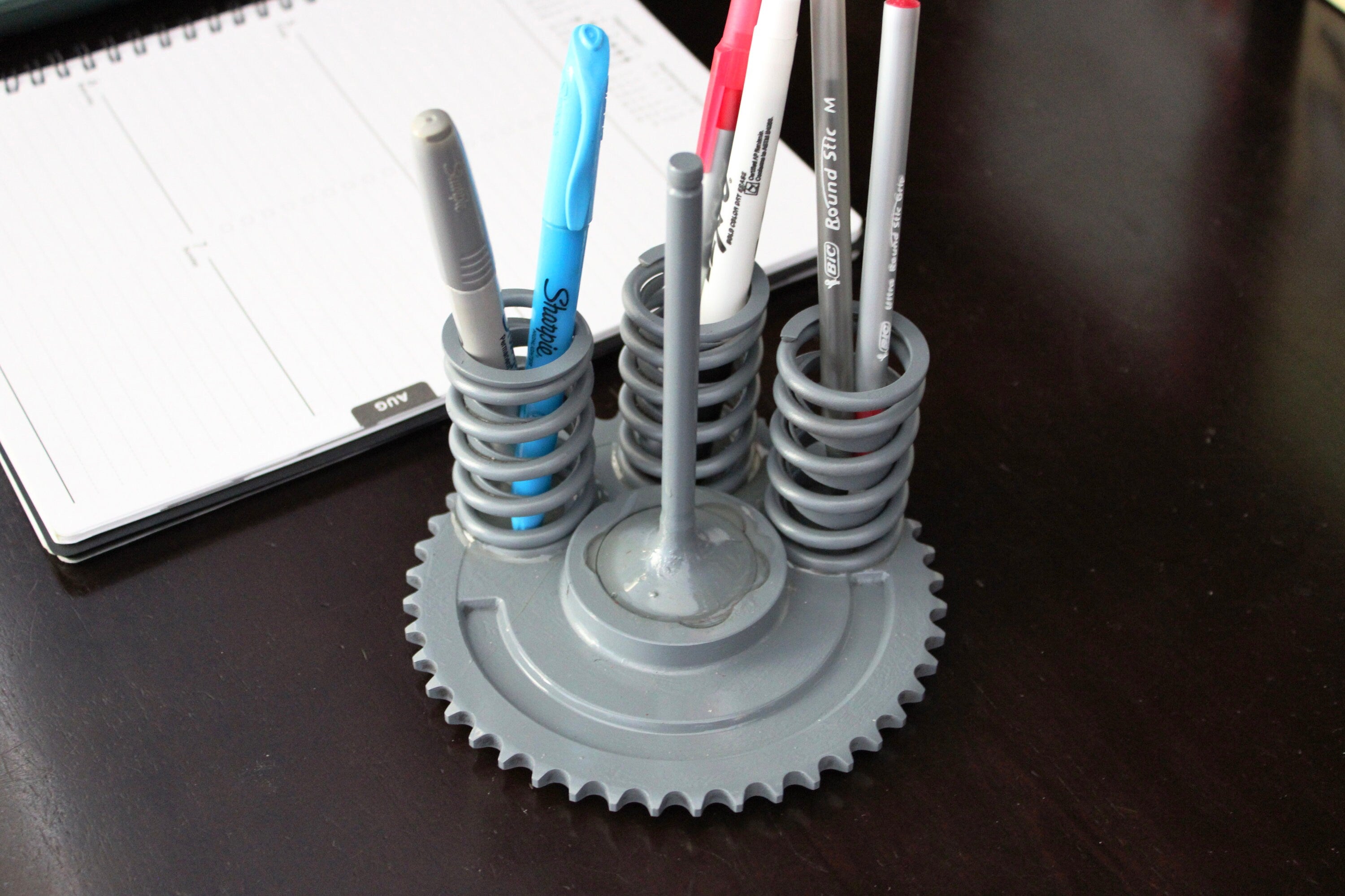Automotive Pen Holder / Car parts pen holder / unique pen holder